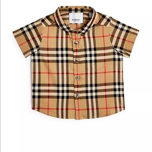 Burberry, authentic new with tags boys shirt.